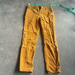 Jcrew high-rise skinny corduroy 25